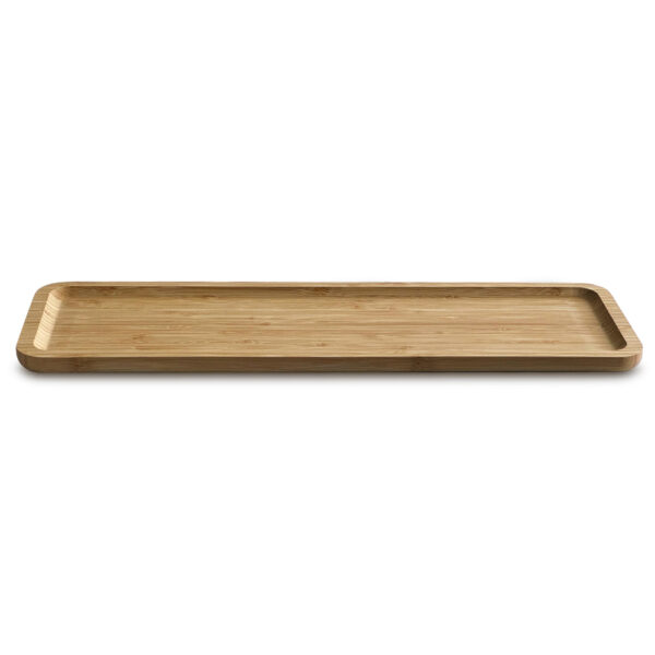 Bamboo Serving Platter for Appetizers, Vegetables, Fruits, Cheeses, Rectangular, Natural, 46x15x1.6cm